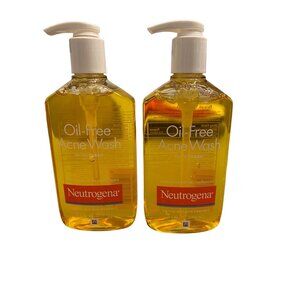 Neutrogena Oil-Free Acne Wash MicroClear - 6 Fl Oz Pump Bottle (2-Pack)